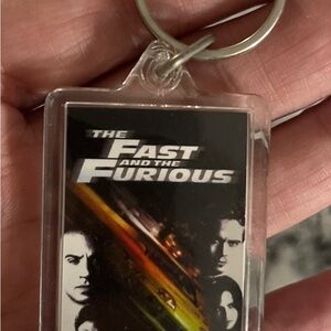 Vtg The Fast and the Furious Keychain excellent